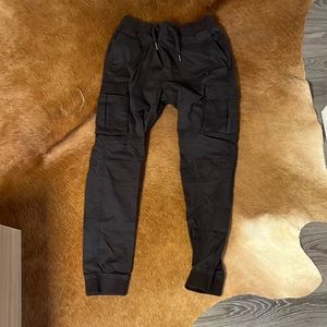Brown H&M jogger cargo pants